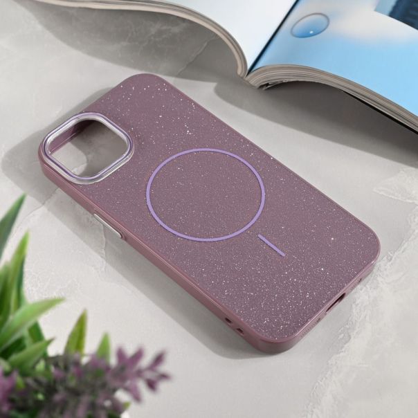 Torbica Magsafe Sparkle Dust za iPhone 13 6.1 ljubicasta - 221005