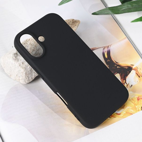 Maska za iPhone 17 6.3 crna Teracell Soft Velvet - 222995