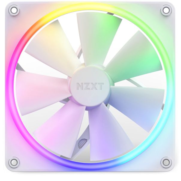 NZXT F140 RGB 140mm ventilator beli (RF-R14SF-W1) - CAS02200