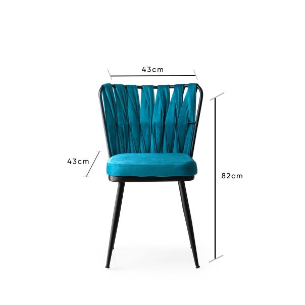 HANAH HOME Stolica Kusaklı 228 V4 ( 4 kom ) - 174055