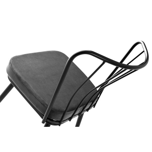 HANAH HOME Set trpezarijskih stolica Yildiz 2/1, crna - 974NMB1185