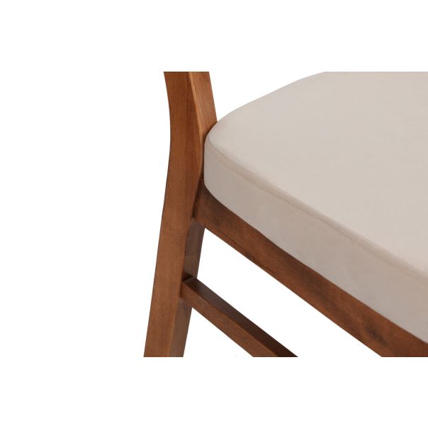 HANAH HOME Set trpezarijskih stolica Elma 2/1 760 V2, braon/bež - EP3057626