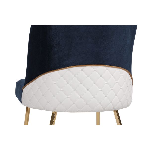 HANAH HOME Set trpezarijskih stolica Madrid 2/1, teget - 974NMB1204