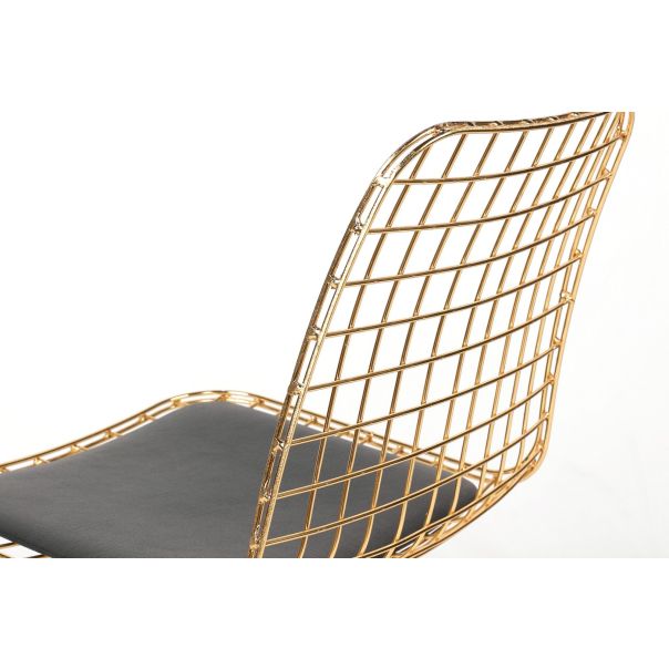 HANAH HOME Set trpezarijskih stolica Tivoli 2/1, zlatna - 974NMB1208