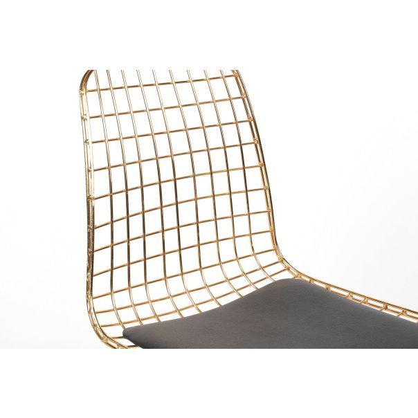 HANAH HOME Set trpezarijskih stolica Tivoli 2/1, zlatna - 974NMB1208