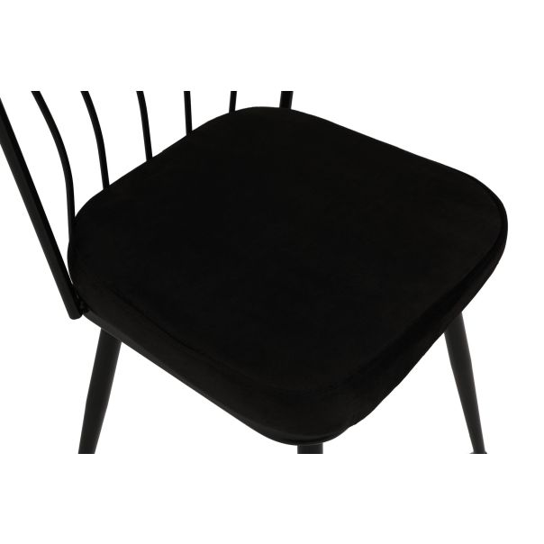 HANAH HOME Set trpezarijskih stolica 2/1 Yildiz 943 V2, crna - 974NMB1210