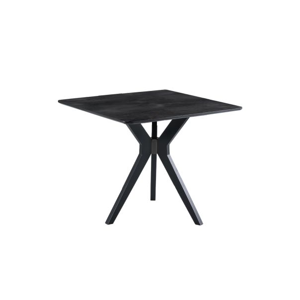 HANAH HOME Trpezarijski sto Kare Ares, crna - 974NMB1525