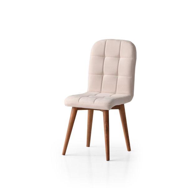 HANAH HOME Set trpezarijskih stolica Retro  4/1, krem - 974NMB1831