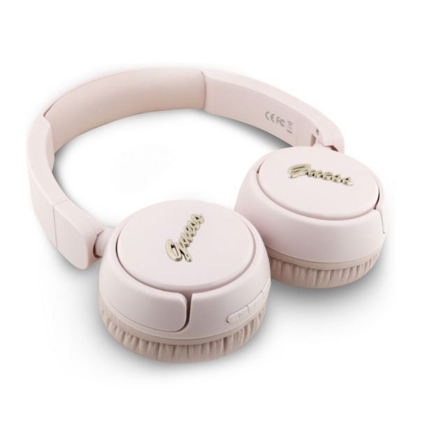 GUESS Bluetooth slusalice Script Metal Logo pink (GUBHV6SCP) - EP3193088