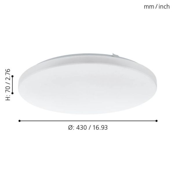 EGLO Plafonjera Frania LED 5,5W 3000K, toplo bela - 97873