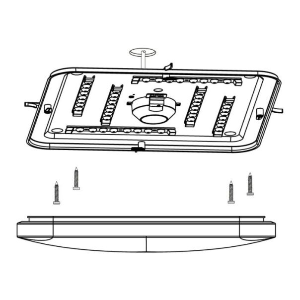 EGLO Plafonjera Frania LED 33W 3000K, toplo bela - 97876