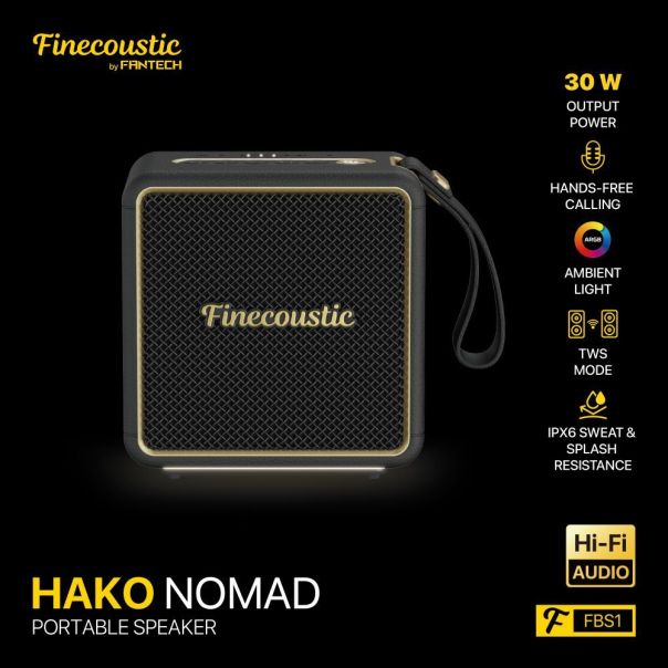 Fantech Bluetooth zvucnik FBS1 Hako Nomad crni - EP3199322