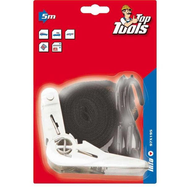 TOP TOOLS Traka sa mehanizmom 5mx25 mm - 97X195