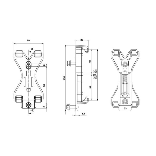 LAMPA ACCESSORIES Nosač tablice 2kom - 98084