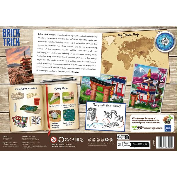 TREFL Set sa kockama Sazidaj pagodu 61914 - 981564-61914