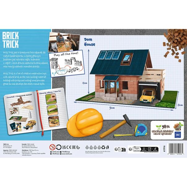 TREFL Set sa kockama Sazidaj kuću 61916 - 981566-61916