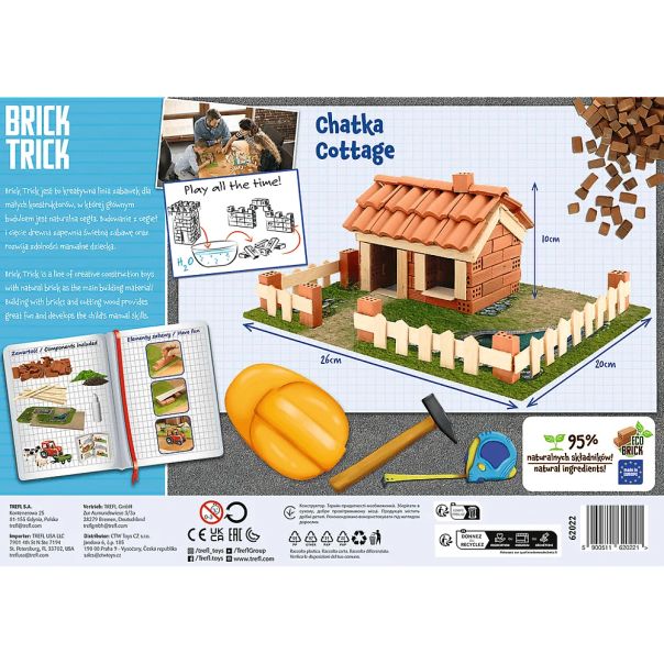 TREFL Set sa kockama Sazidaj kolibu 62022 - 981570-62022