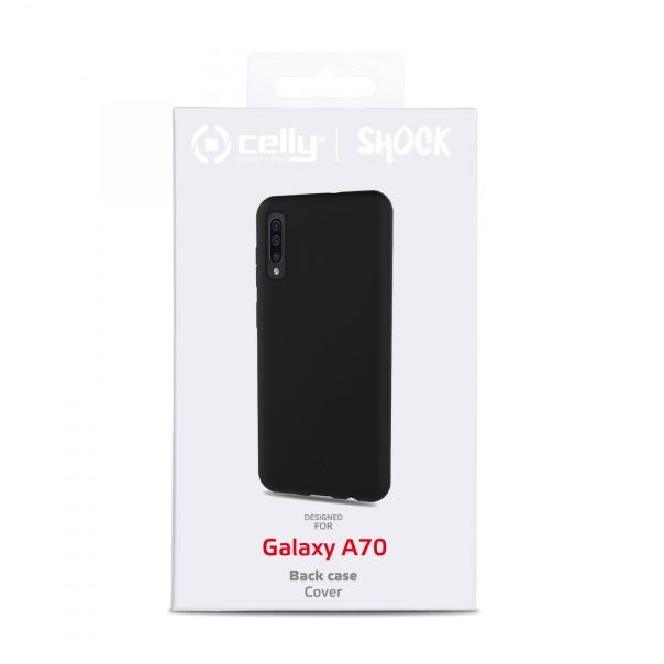 CELLY TPU Maska SHOCK za Samsung A70, crna - SHOCK835BK