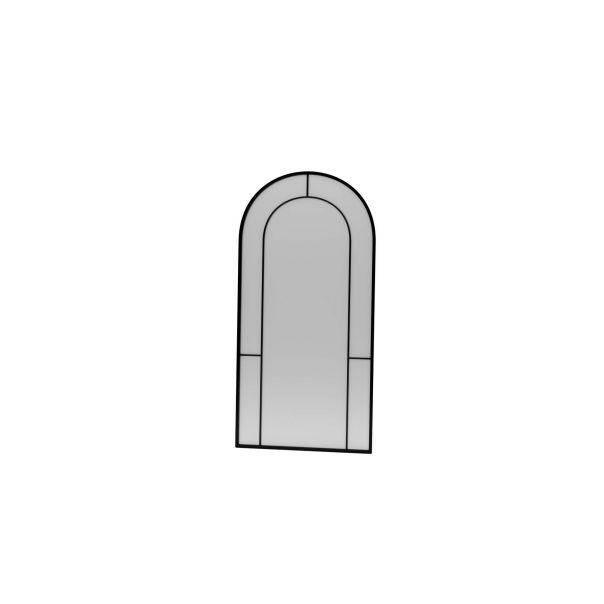 HANAH HOME Dekorativno ogledalo Rounda, crna - EP3132646