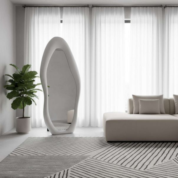 HANAH HOME Dekorativno ogledalo Nero, krem - EP3132607