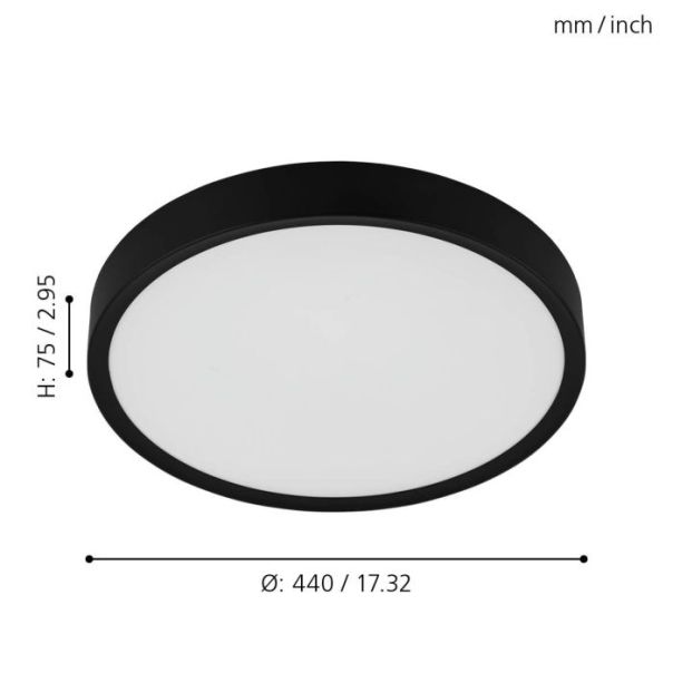 EGLO Plafonjera Musurita LED 33W 3000K, toplo bela - 98604-1