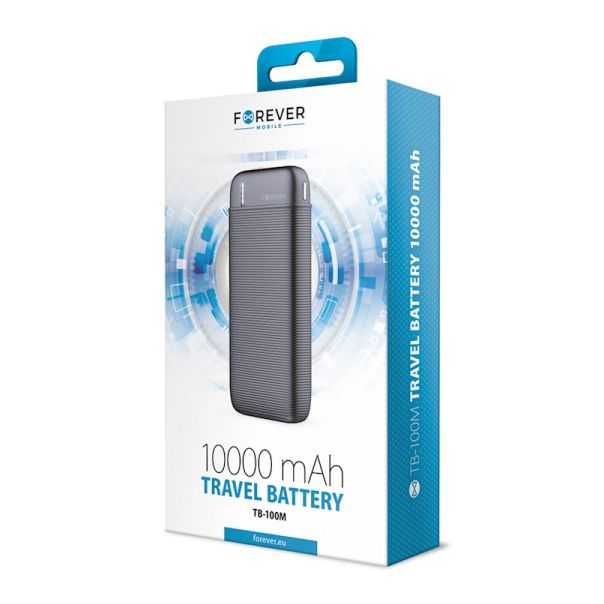FOREVER Power bank 10000 mAh, crna - GSM099219