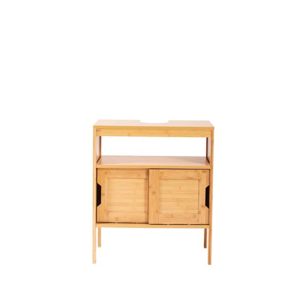 TENDANCE Kupatilski ormarić sa 2 vrata i policom mdf/bambus Mahe - 9900195