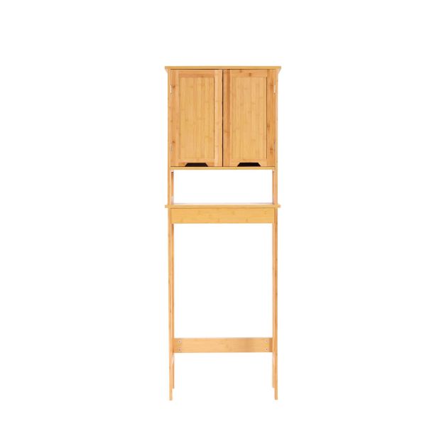 TENDANCE Kupatilski ormarić sa 2 vrata i policom unutra mdf/bambus Mahe - 9904195