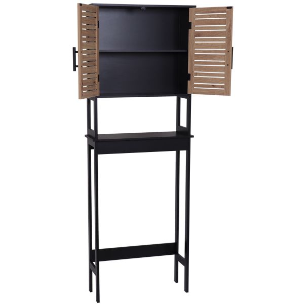 TENDANCE Kupatilski ormarić 63x23x179cm Bergen, crna/braon - 9904763