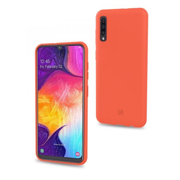 CELLY TPU Maska SHOCK za Samsung A70, narandžasta - SHOCK835OR