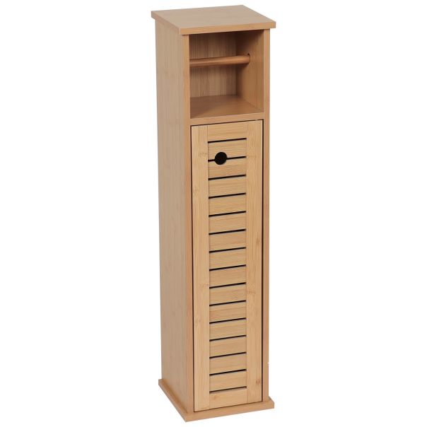 TENDANCE Držač toalet papira sa ostavom 18x18x75cm Trinidad, braon - 9912764