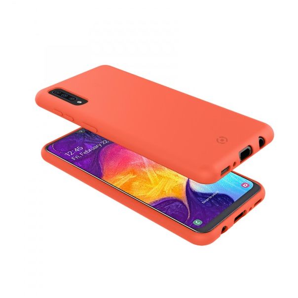 CELLY TPU Maska SHOCK za Samsung A70, narandžasta - SHOCK835OR