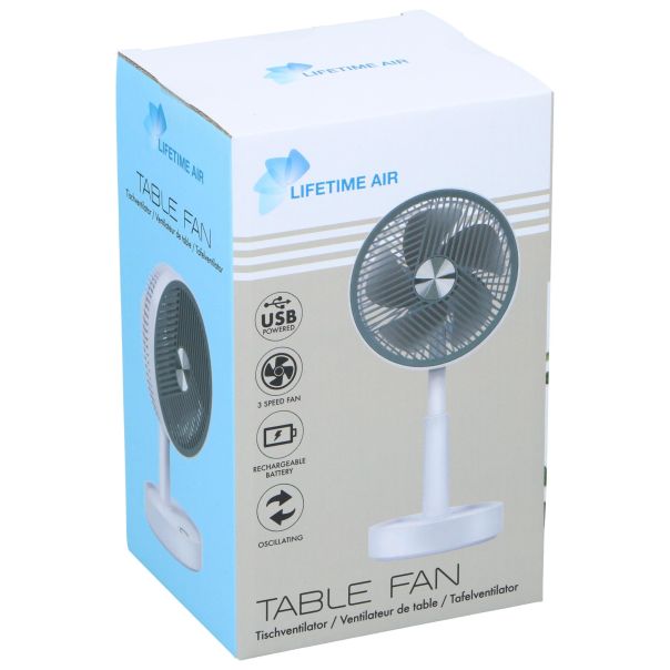 LIFETIME USB stoni ventilator sa punjivom baterijom 1200 mAh - EP3151035