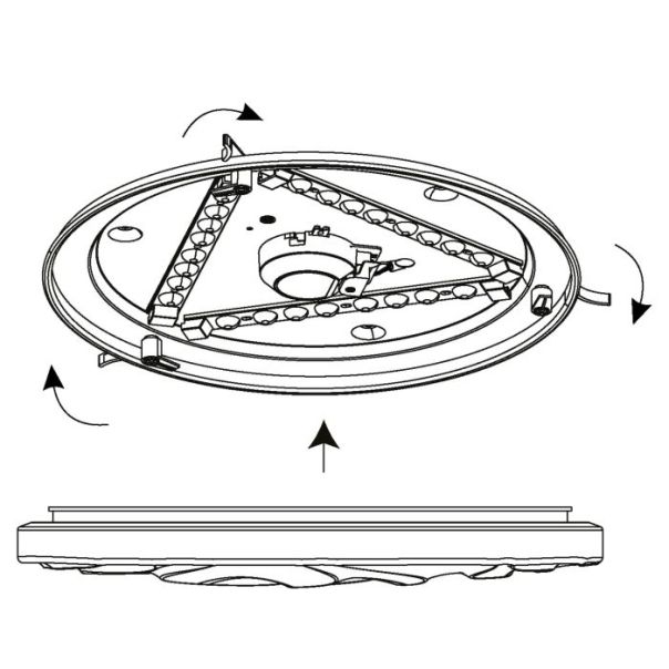EGLO Plafonjera Benariba LED 14,6W 3000K, toplo bela - 99343
