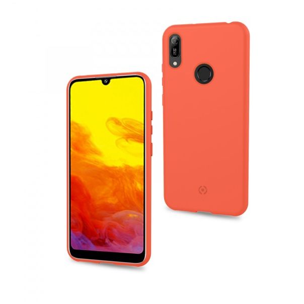 CELLY TPU Maska SHOCK za Huawei Y6 2019, narandžasta - SHOCK837OR