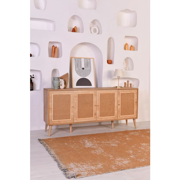 HANAH HOME Komoda Jut, braon - 998VOW1162