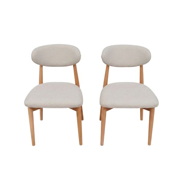 HANAH HOME Set trpezarijskih stolica Bohem 2/1, braon/bež - EP3057818
