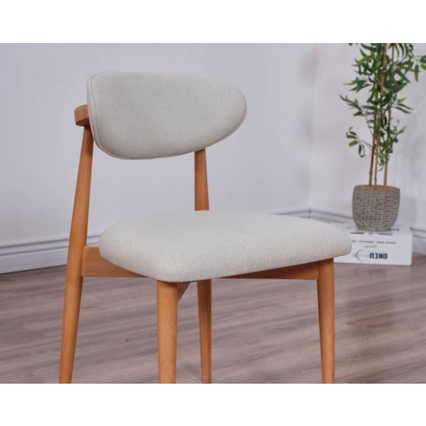 HANAH HOME Set trpezarijskih stolica Bohem 2/1, braon/bež - EP3057818
