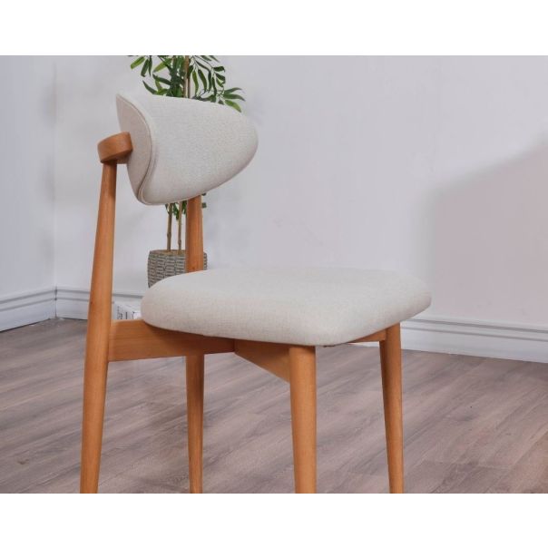 HANAH HOME Set trpezarijskih stolica Bohem 2/1, braon/bež - EP3057818