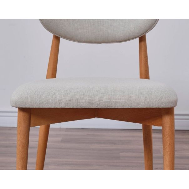 HANAH HOME Set trpezarijskih stolica Bohem 2/1, braon/bež - EP3057818