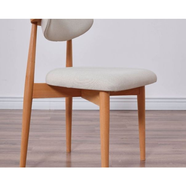 HANAH HOME Set trpezarijskih stolica Bohem 2/1, braon/bež - EP3057818