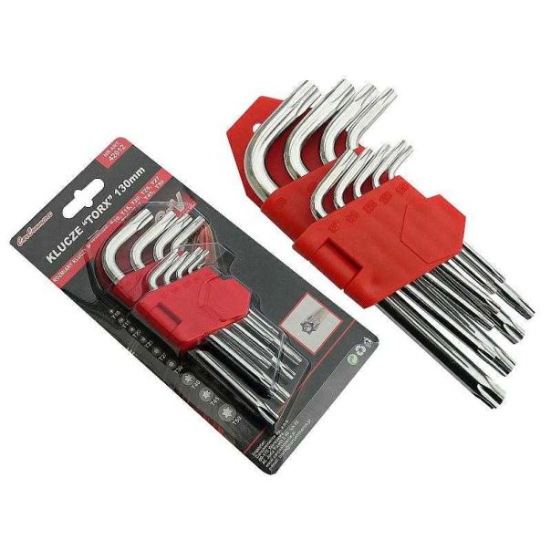 CARCO Set torx ključeva 9kom  130mm t10-t50 - 999_42012