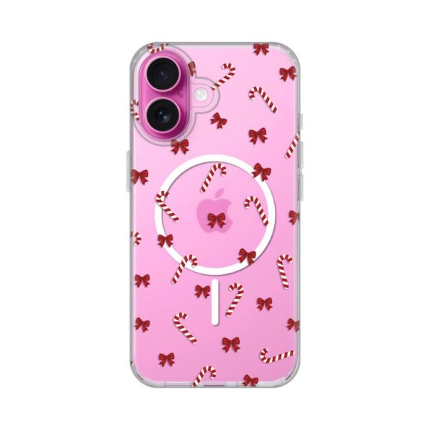 Maska za iPhone 16 6.1 Candy Bows Print Magsafe - 8021244