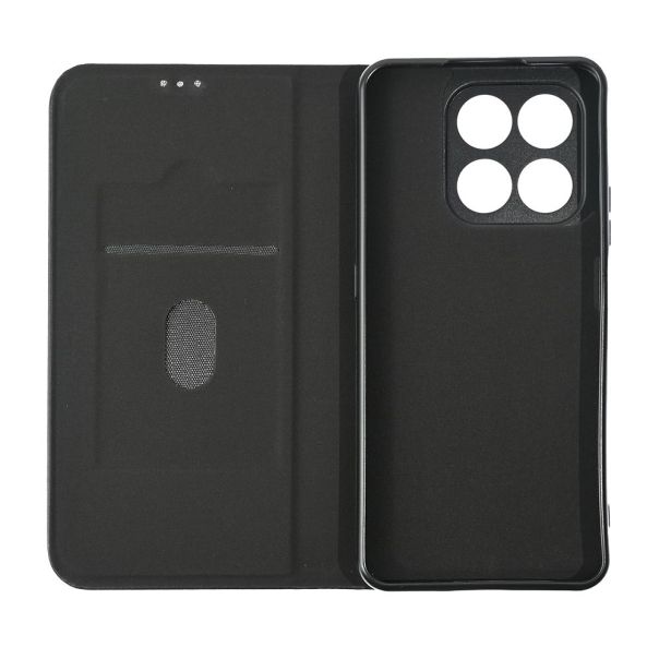 Maska za Honor X7d 4G/400 Smart 5G crna Teracell Elegant Flip - 224746