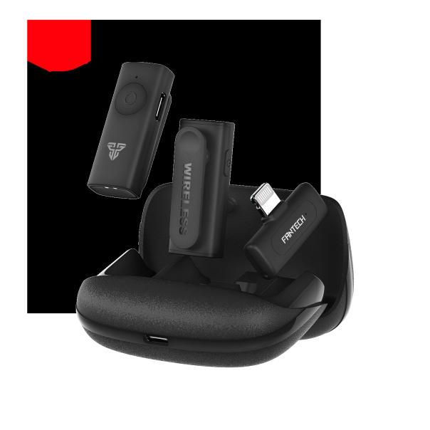 FANTECH Mikrofon bežični WMV21L Lightning Dual Mic Lavalier Leviosa Air - 213457