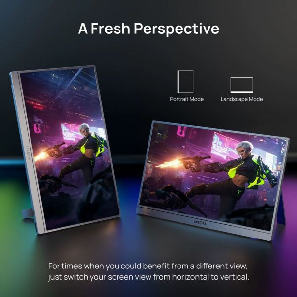 Eksterni prenosni monitor Arzopa Z3FC (sa futrolom) 16,1 inch Grey 2K sRGB100 180hz - EP3055770