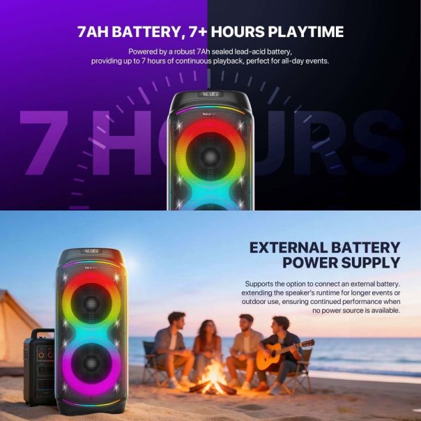 Fantech Bluetooth zvucnik NP02 NeraParty crni - EP3199298