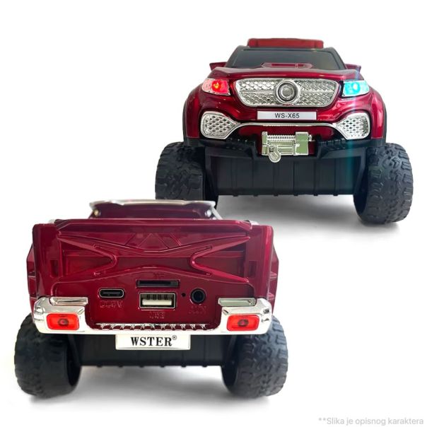 Bluetooth zvucnik WS-X65 crveni - 218397