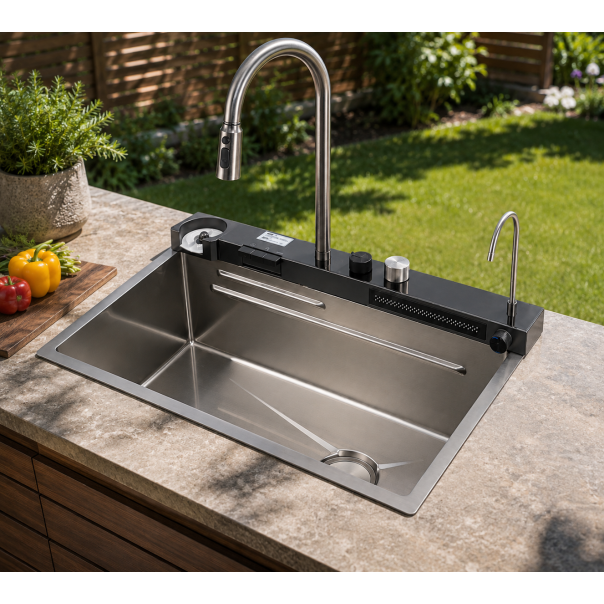 Sudopera sa baterijom 71×46 cm Crna - EP3252763