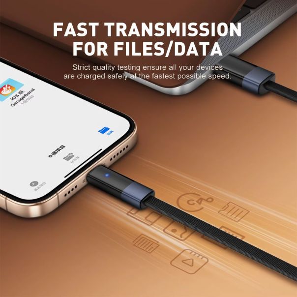 Data kabl LDNIO LS241 50W Fast Automatic Power OFF micro USB crni 1m - EP3009661